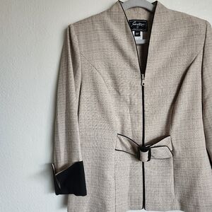 Vintage two piece blazer suit office Siren First Lady Vintage revival size 6P